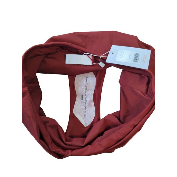 Andie Swim The Dalia Bottom Truffle Eco Nylon Size Medium - Picture 8 of 10